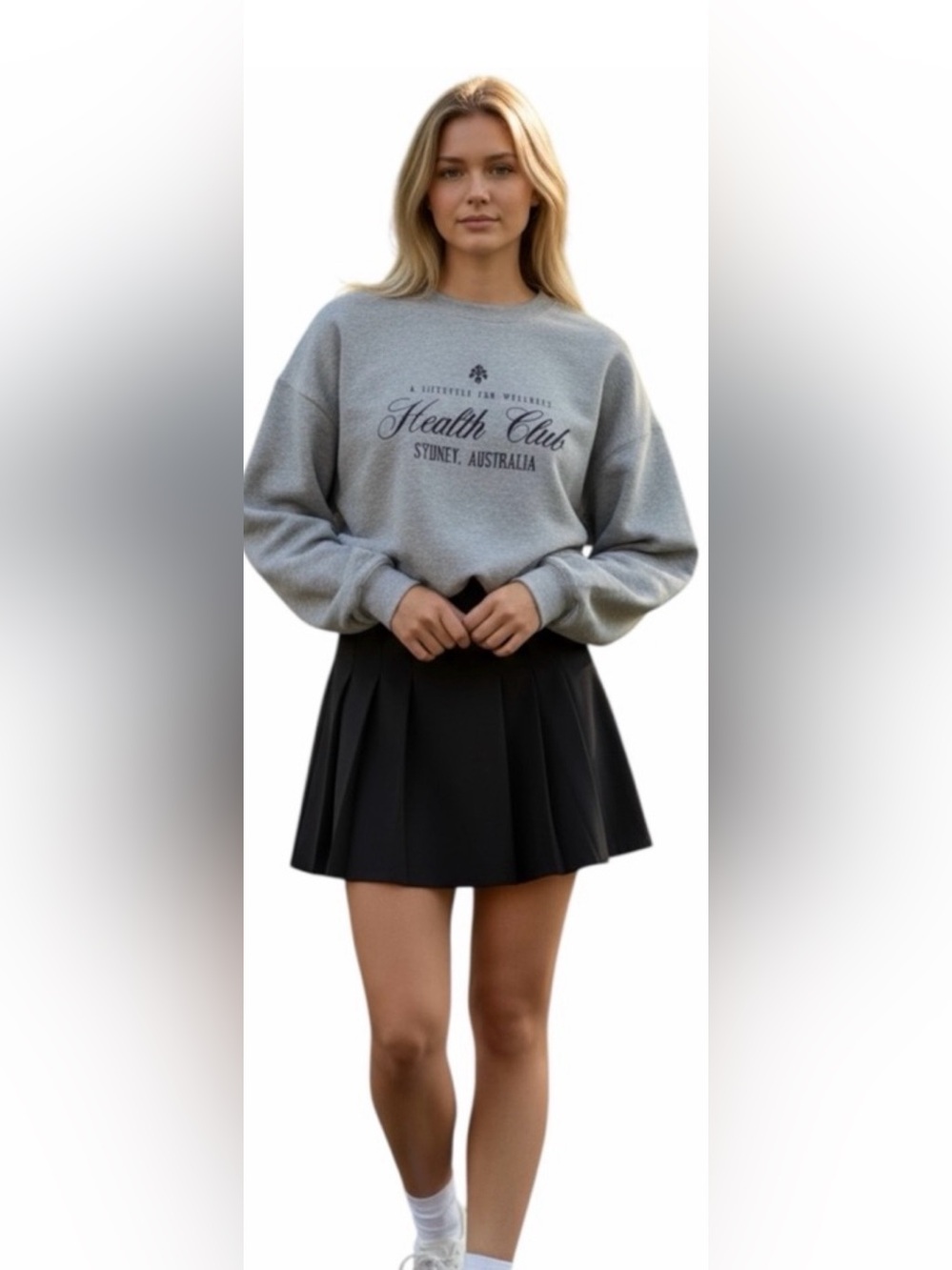 Wilo The Label Oversized Crewneck Sweatshirt Casual Sweater Athletic Size XS